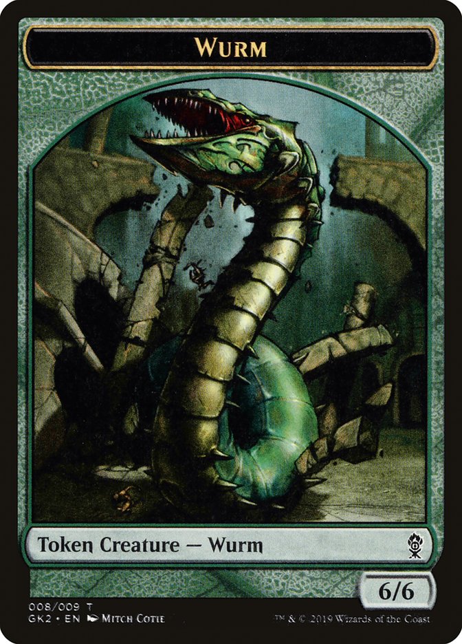 6/6 Wurm Token