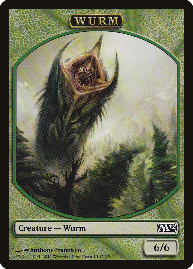 6/6 Wurm Token