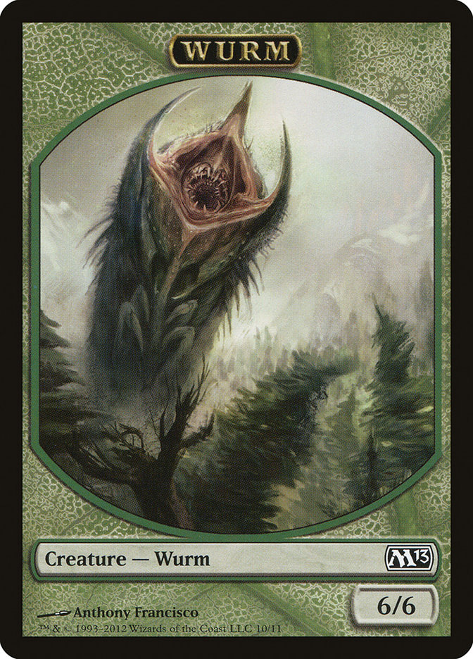 6/6 Wurm Token