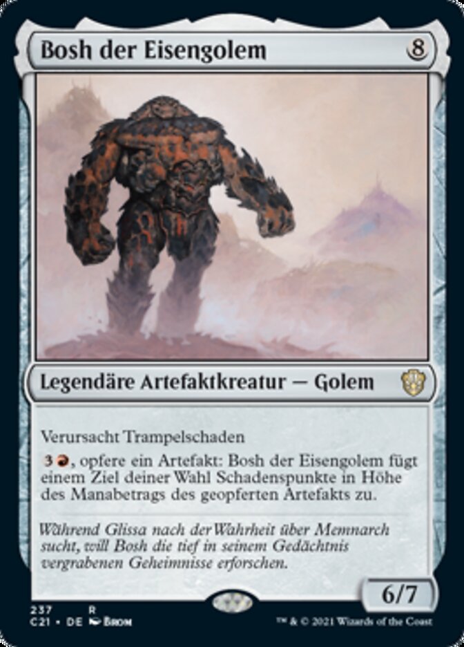 Bosh, Iron Golem