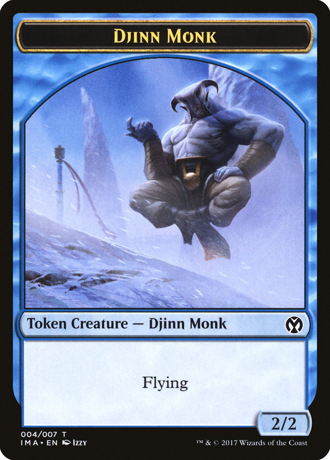 2/2 Djinn Monk Token