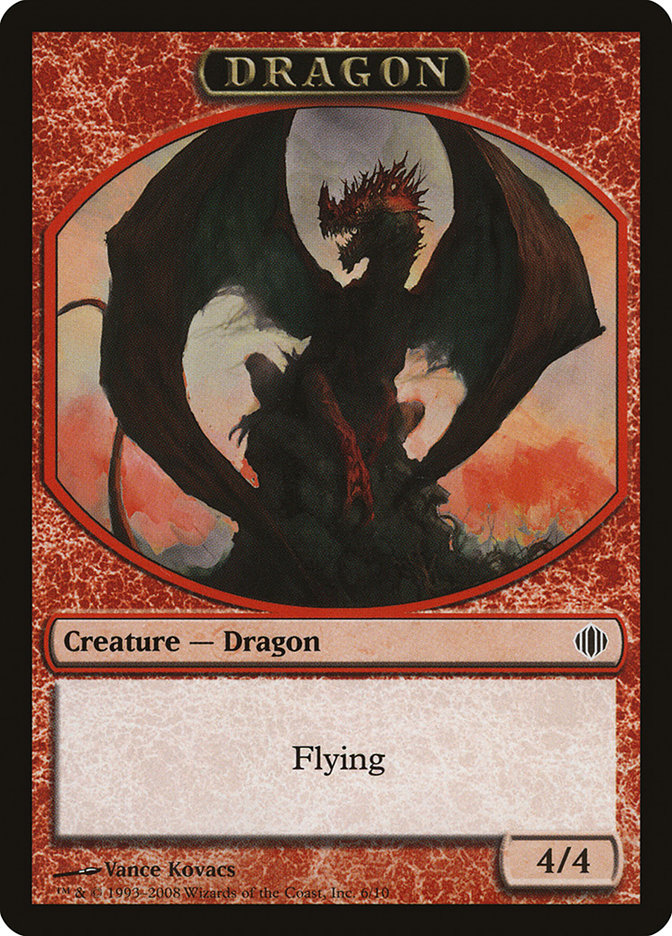 4/4 Dragon Token