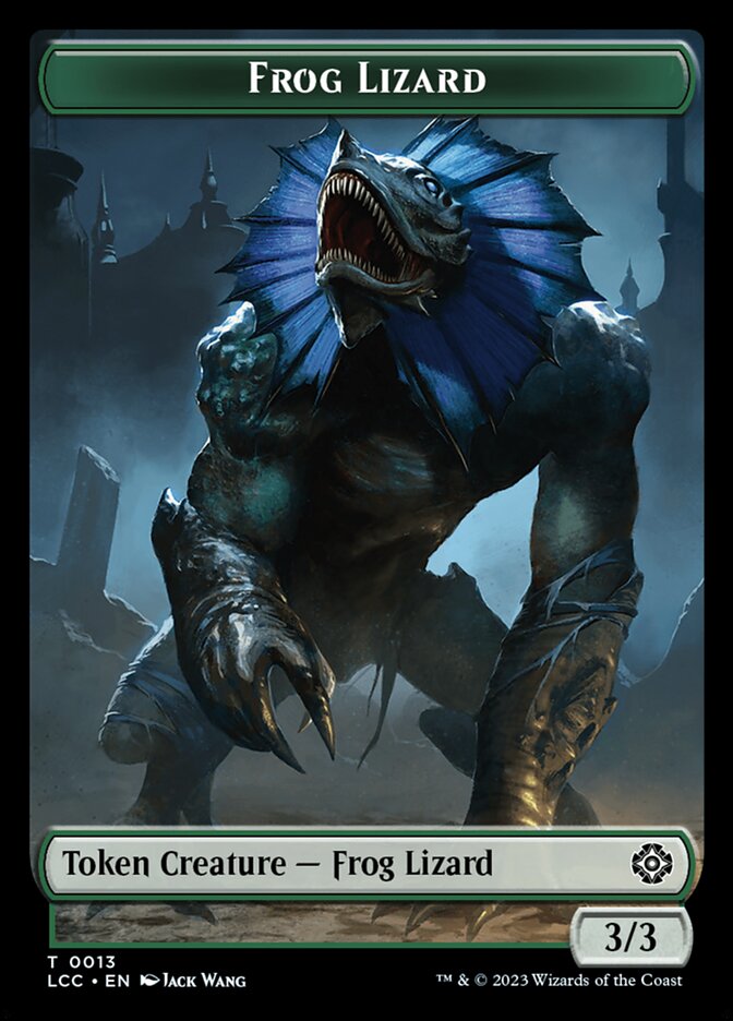 3/3 Frog Lizard Token