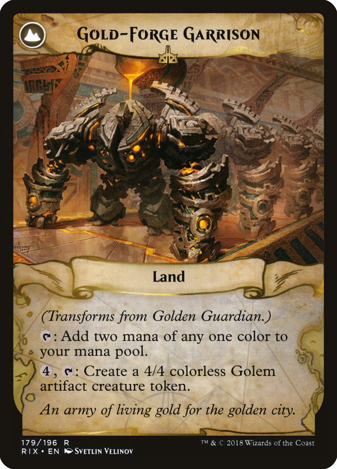 Golden Guardian // Gold-Forge Garrison