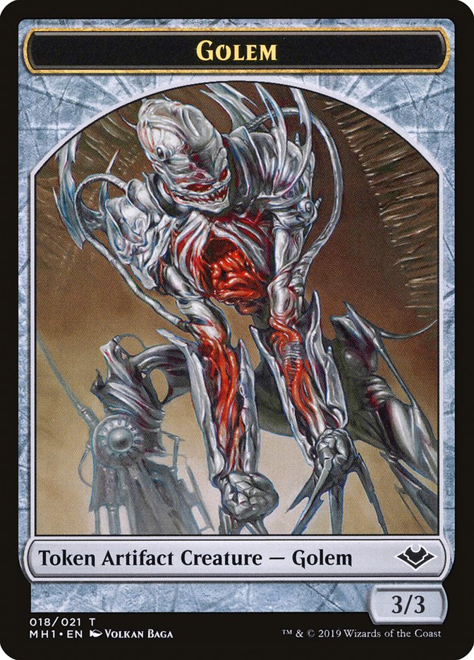 3/3 Golem Token