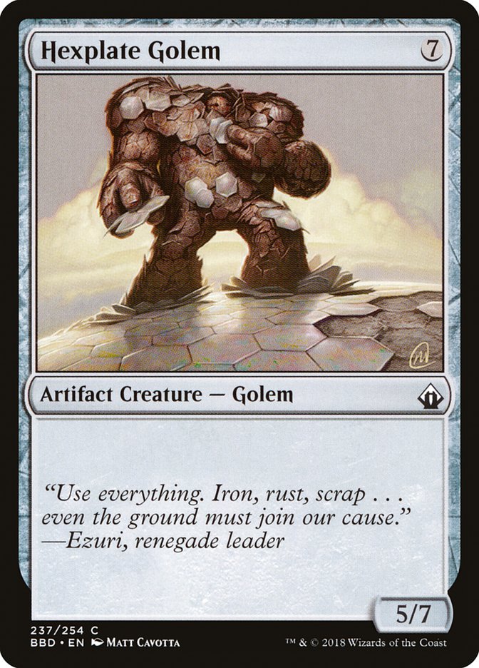 Hexplate Golem