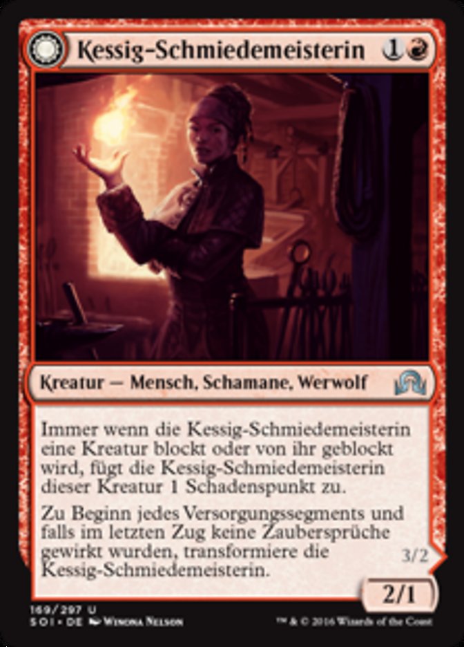 Kessig Forgemaster // Flameheart Werewolf