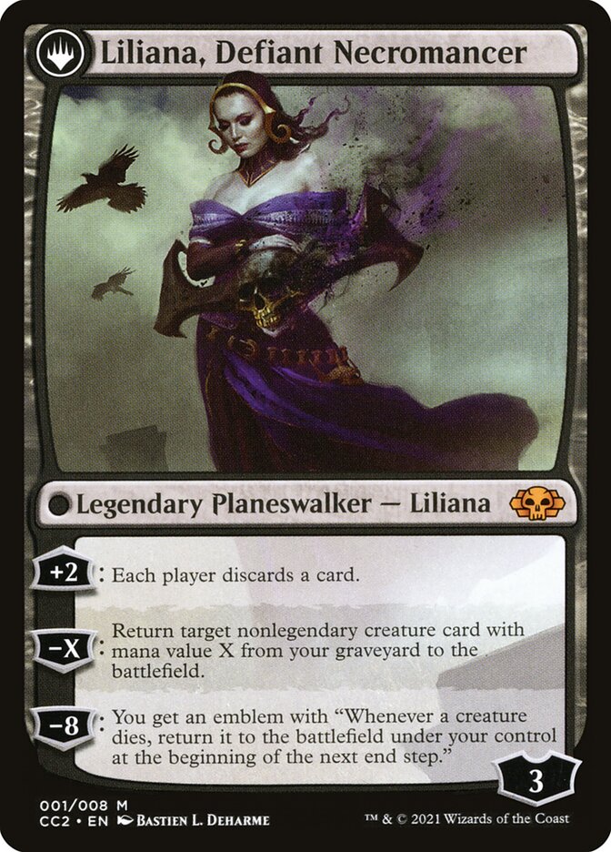 Liliana, Heretical Healer // Liliana, Defiant Necromancer