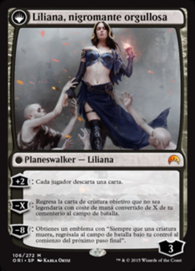 Liliana, Heretical Healer // Liliana, Defiant Necromancer