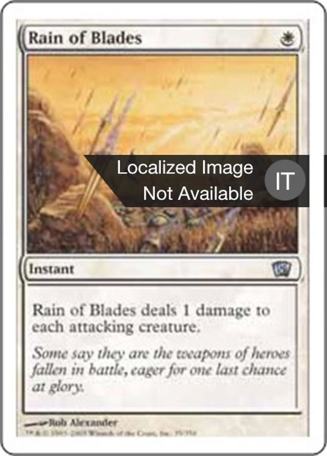 Rain of Blades