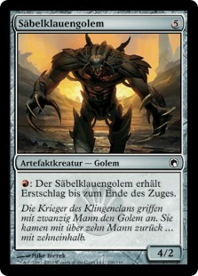 Saberclaw Golem