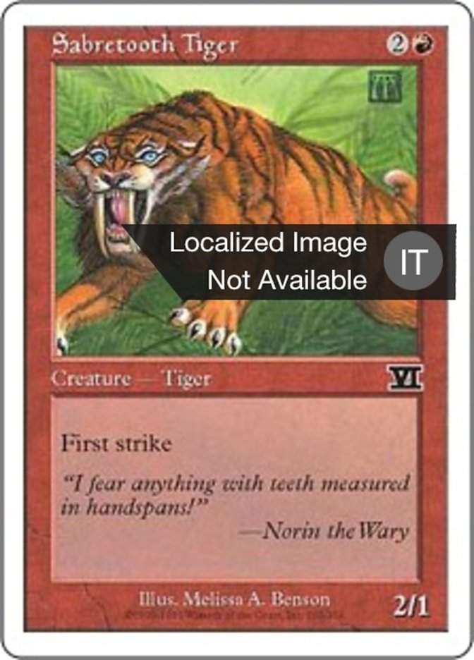 Sabretooth Tiger