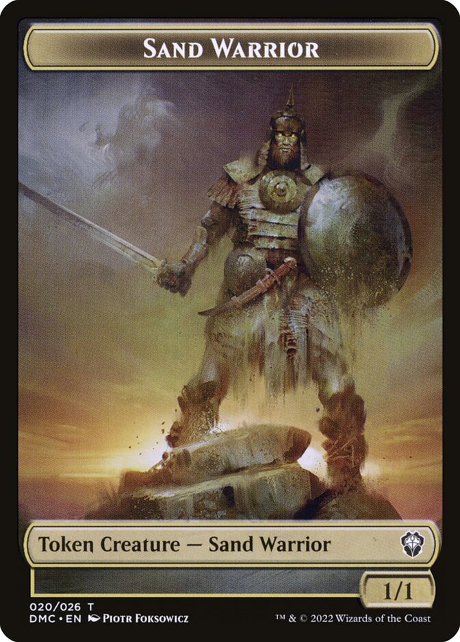 1/1 Sand Warrior Token