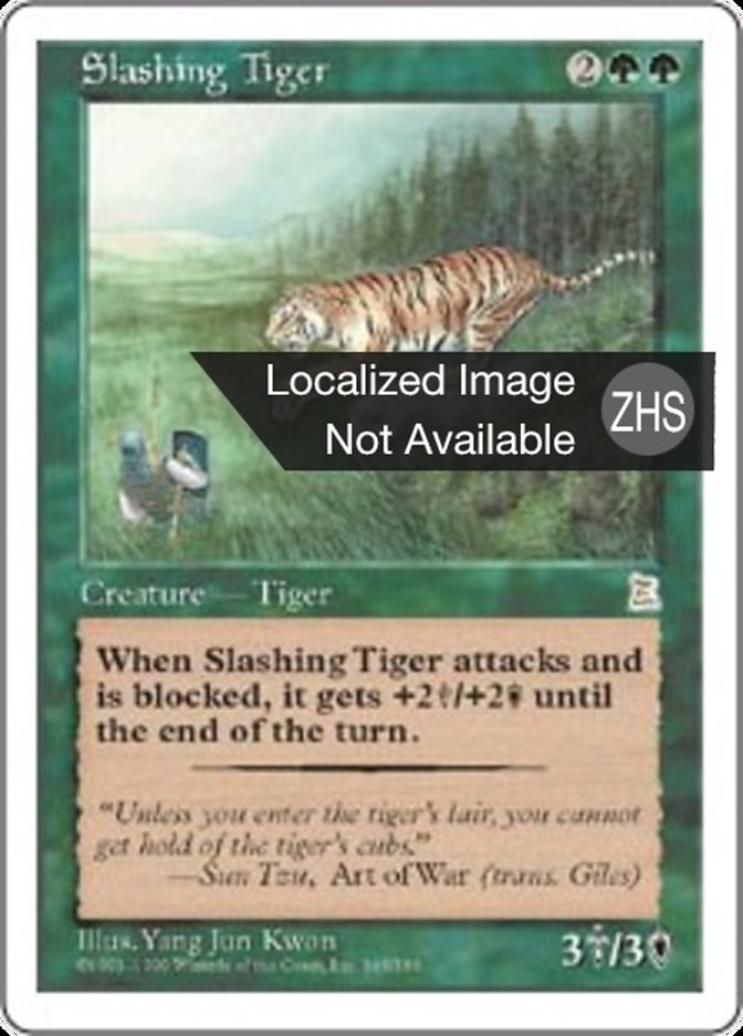 Slashing Tiger