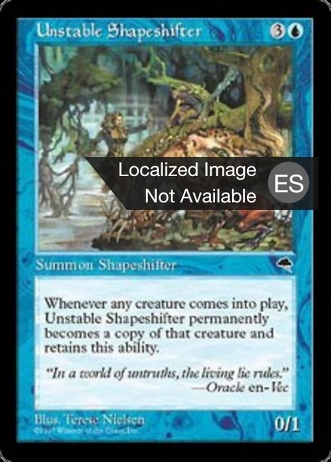 Unstable Shapeshifter