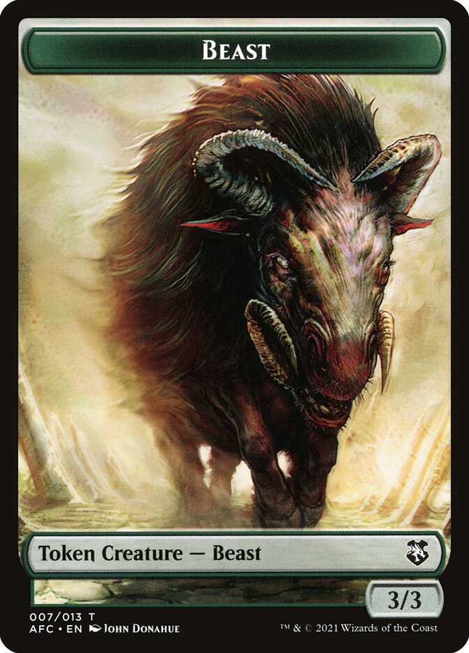 3/3 Beast Token