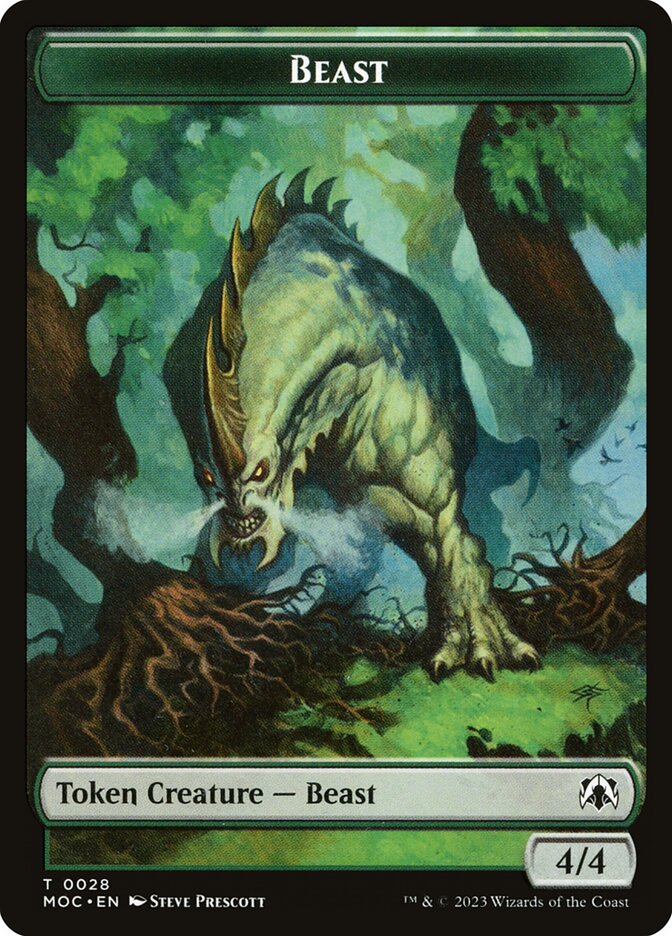 4/4 Beast Token