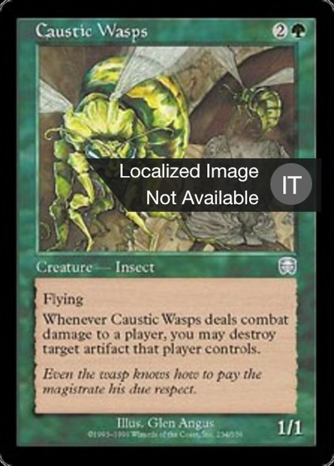 Caustic Wasps