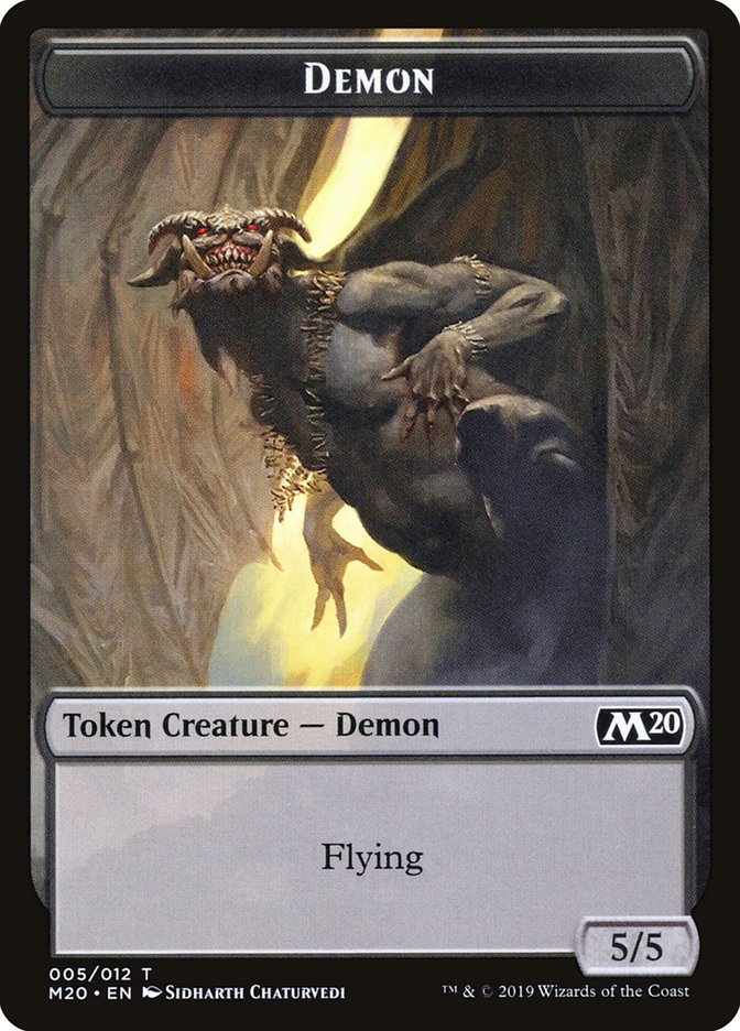 5/5 Demon Token