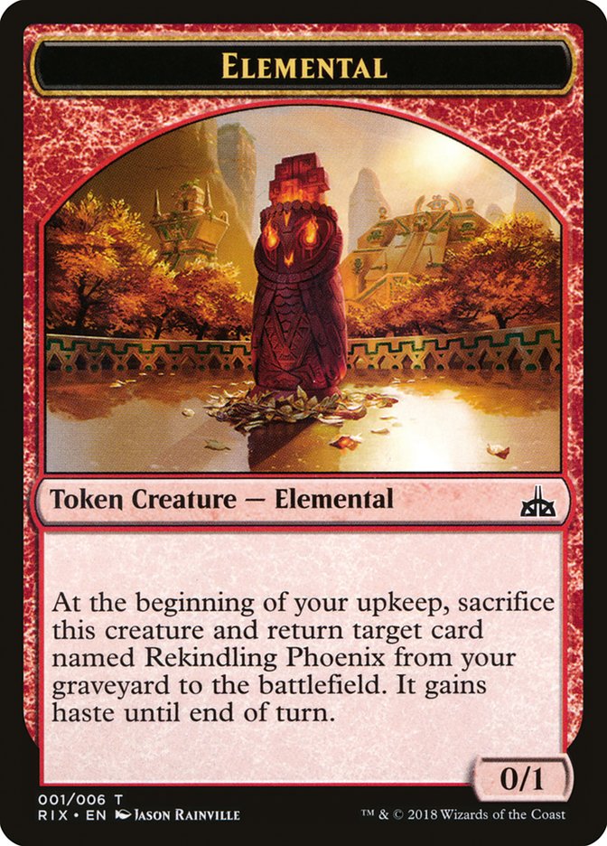 0/1 Elemental Token