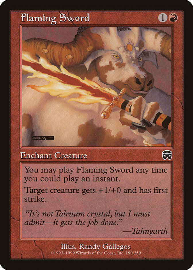 Flaming Sword