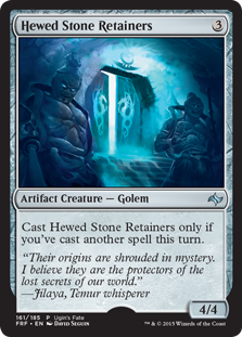 Hewed Stone Retainers