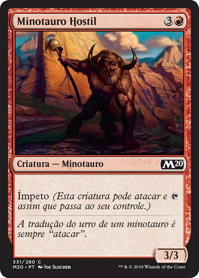 Hostile Minotaur