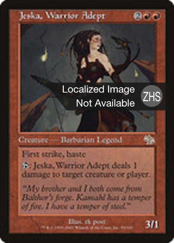 Jeska, Warrior Adept