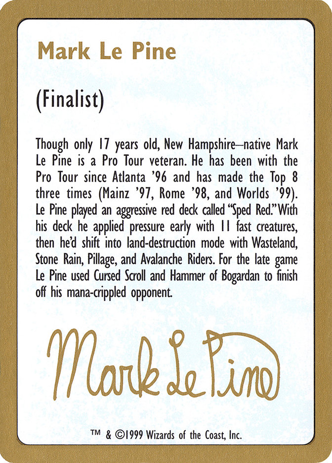Mark Le Pine Bio Token