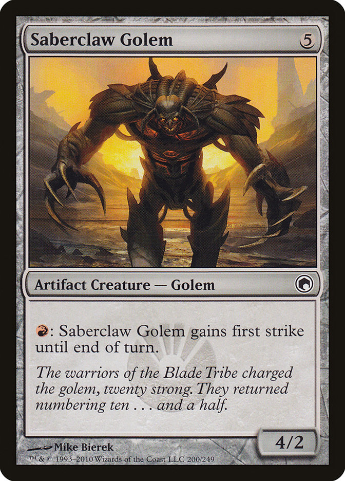 Saberclaw Golem