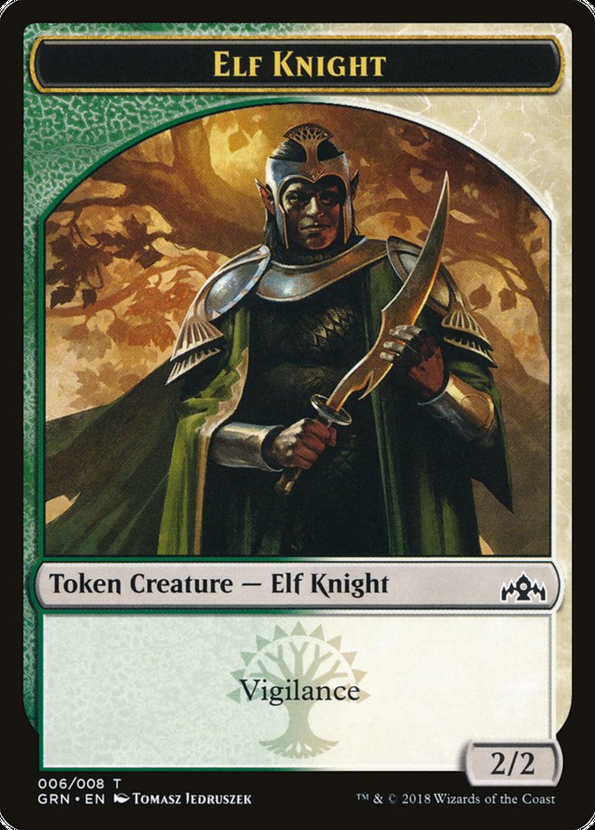 Saproling // Elf Knight Token