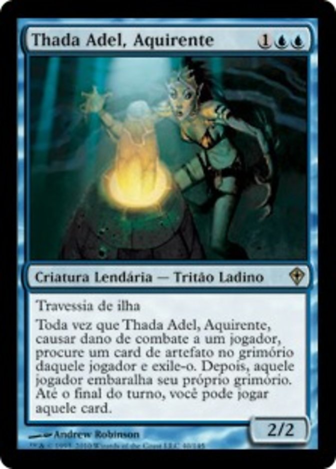 Thada Adel, Acquisitor