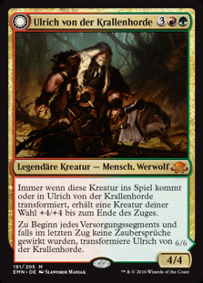 Ulrich of the Krallenhorde // Ulrich, Uncontested Alpha