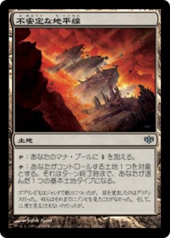 Unstable Frontier