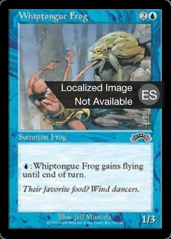 Whiptongue Frog
