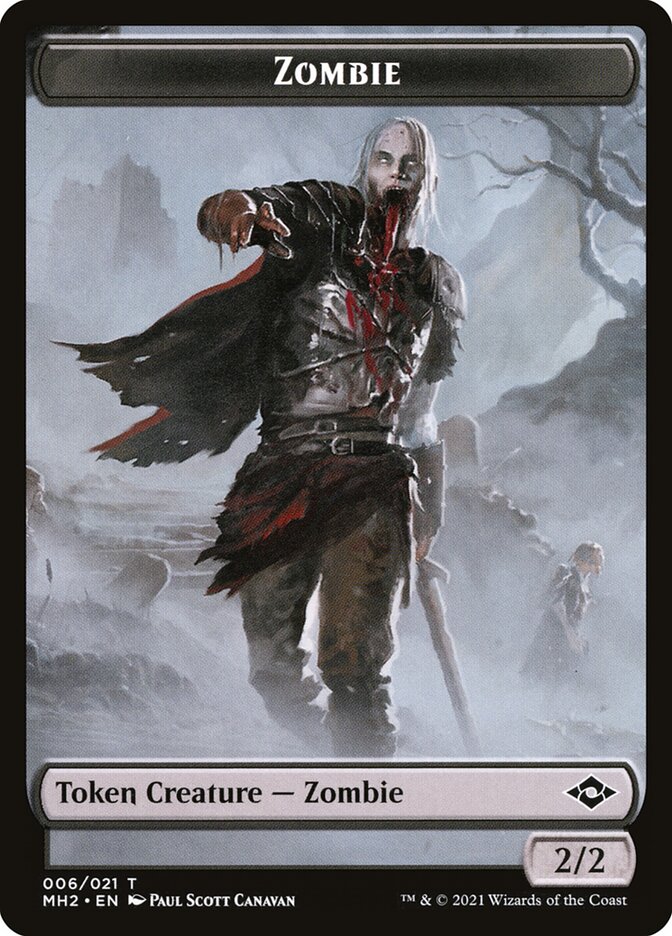 2/2 Zombie Token