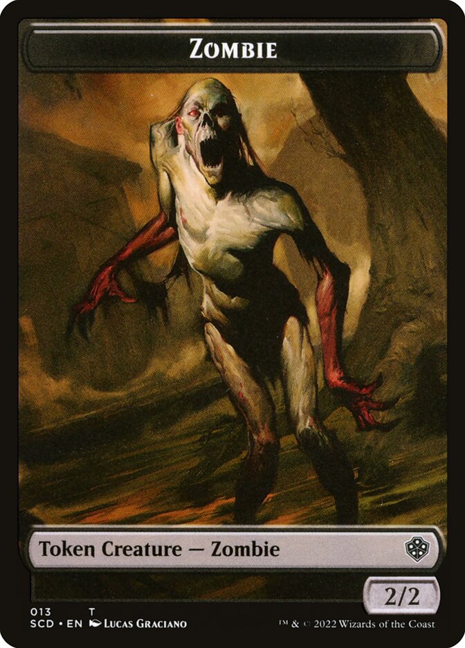 2/2 Zombie Token