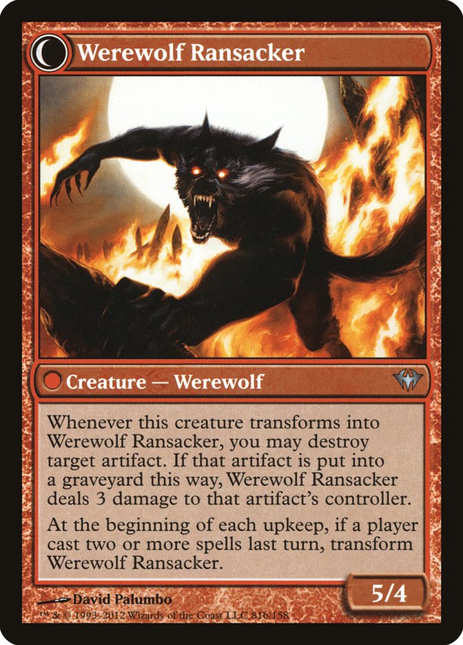 Afflicted Deserter // Werewolf Ransacker