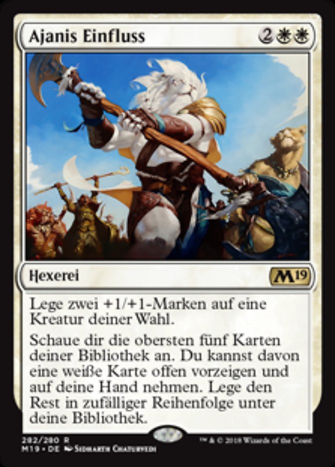 Ajani's Influence