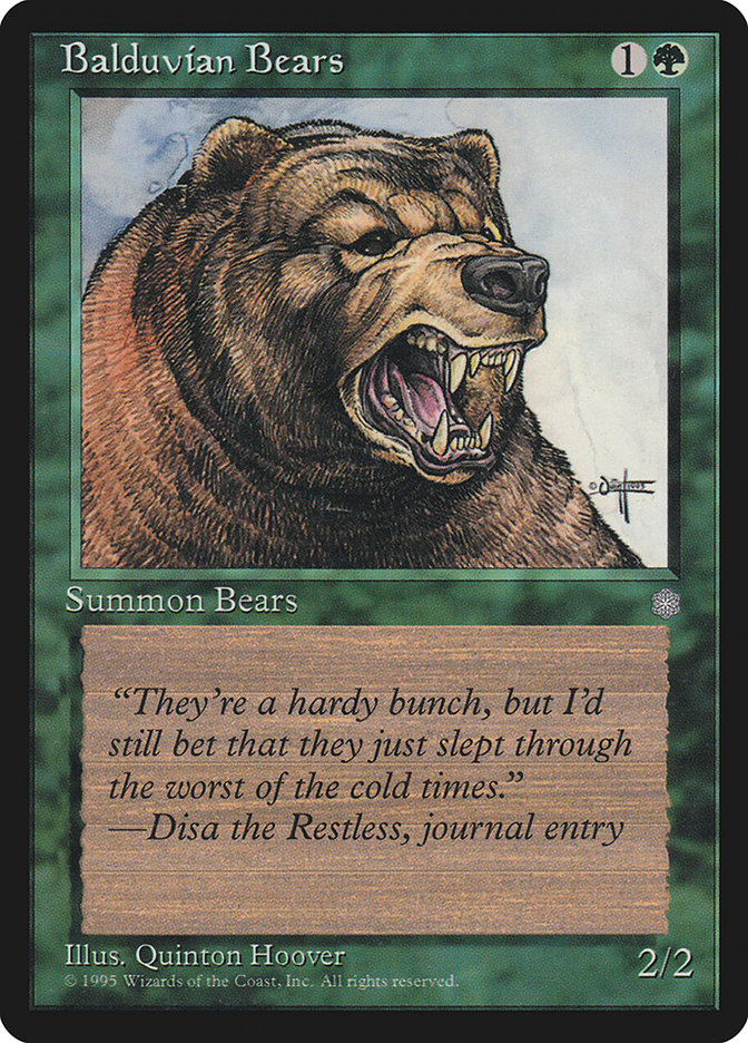 Balduvian Bears