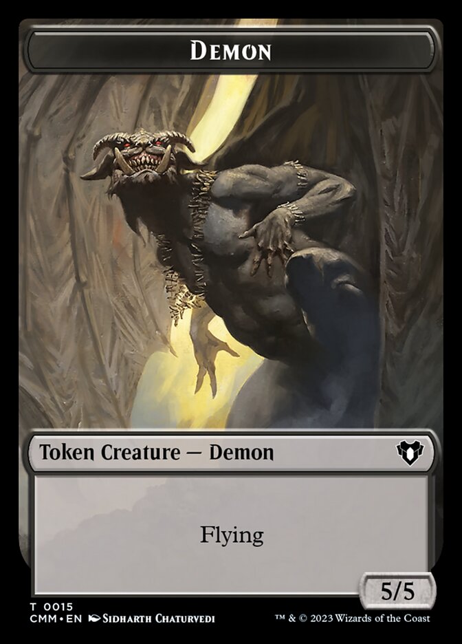 5/5 Demon Token