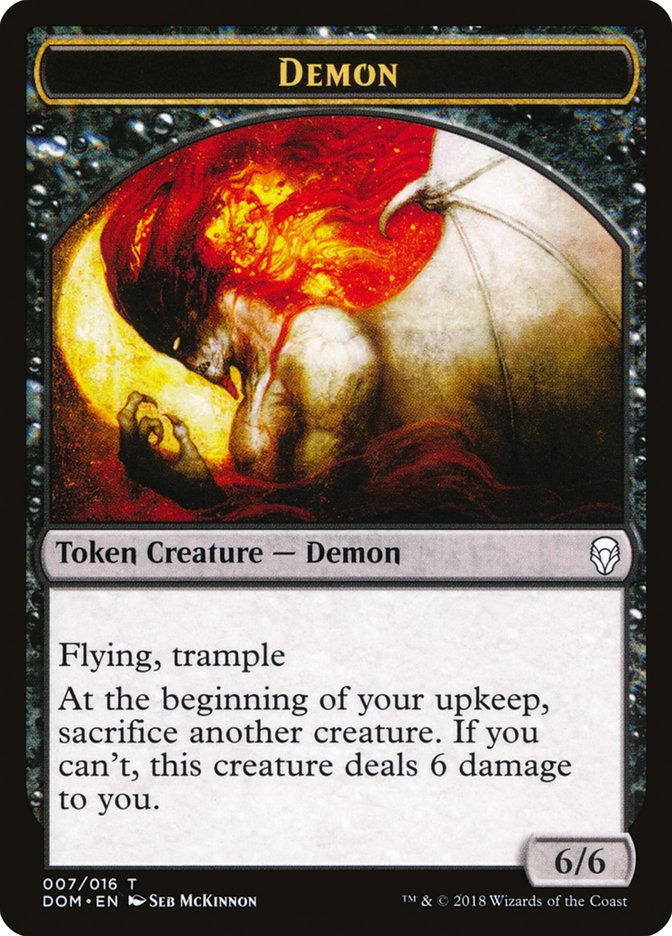 6/6 Demon Token