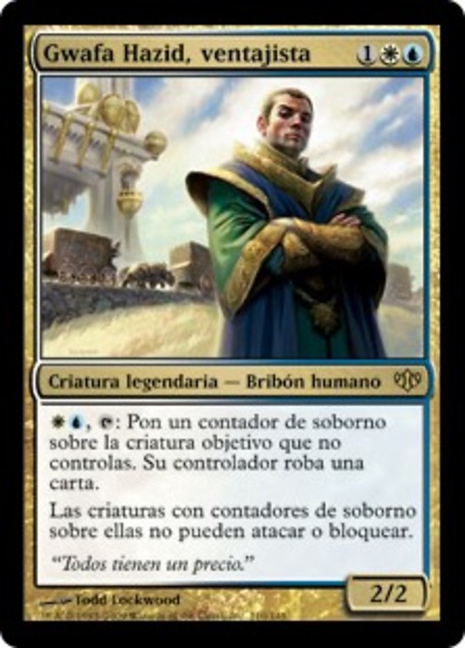 Gwafa Hazid, Profiteer