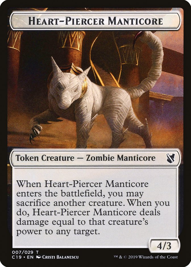 4/3 Heart-Piercer Manticore Token