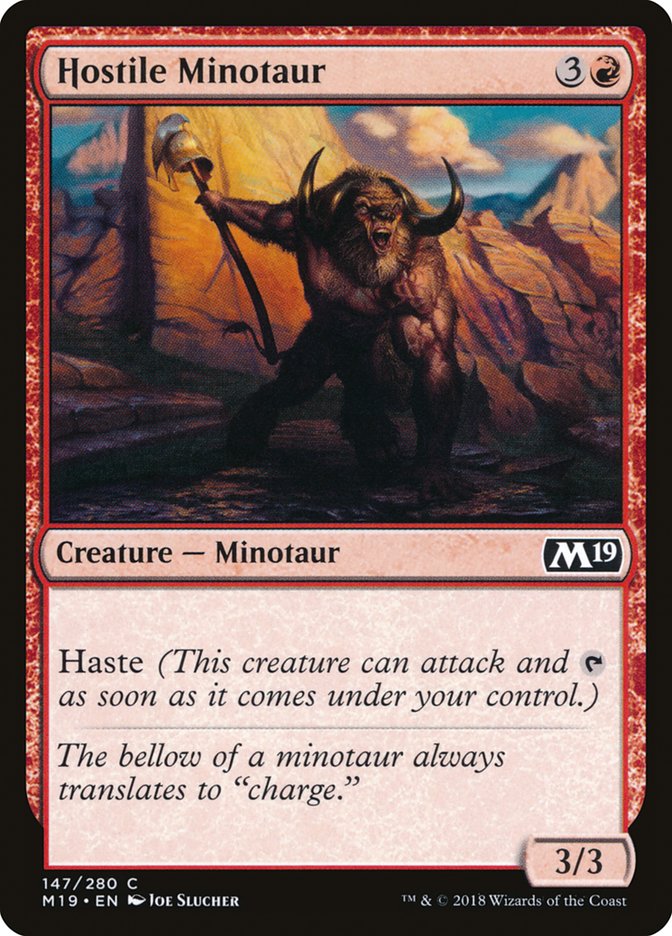 Hostile Minotaur