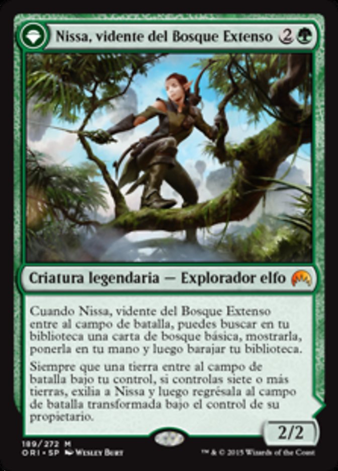 Nissa, Vastwood Seer // Nissa, Sage Animist