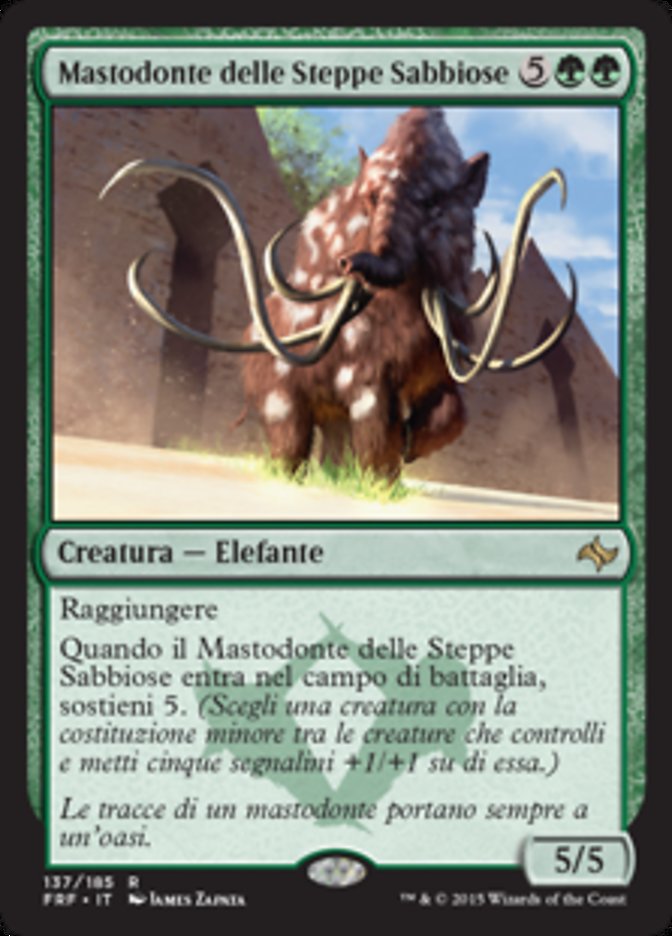 Sandsteppe Mastodon