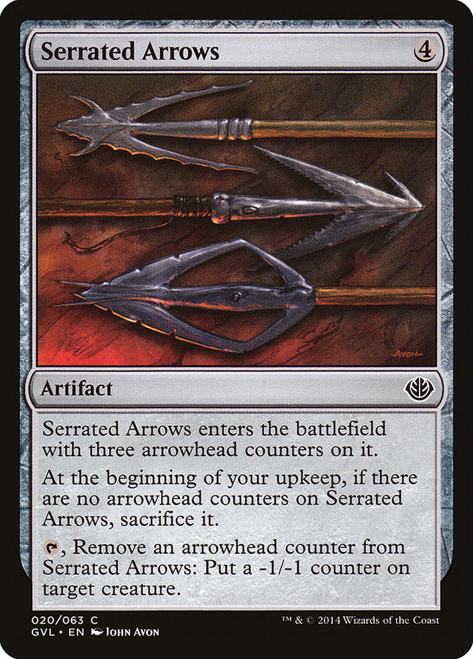 Serrated Arrows