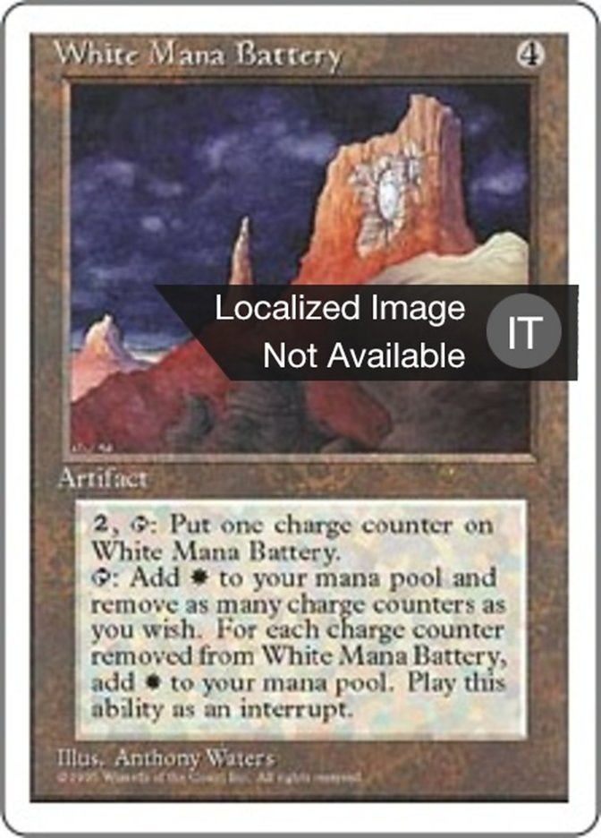 White Mana Battery