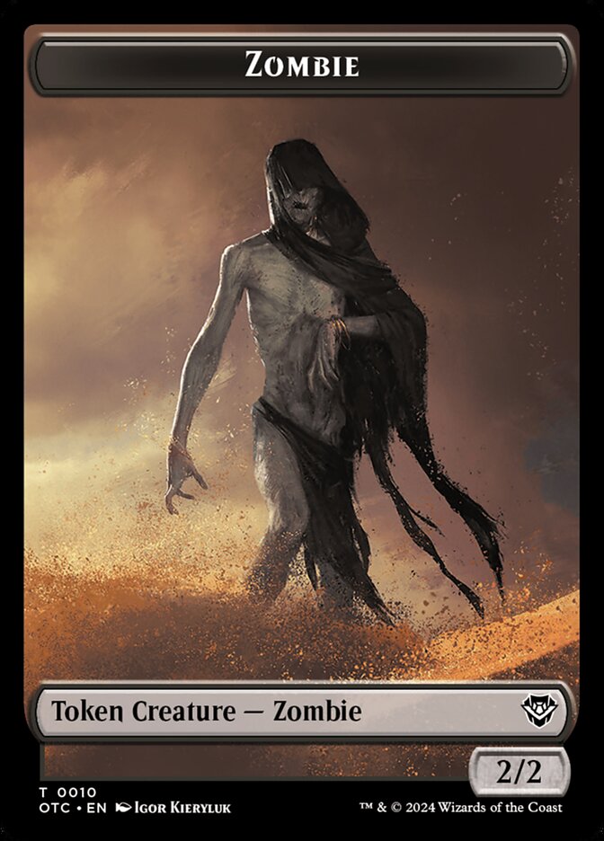 2/2 Zombie Token